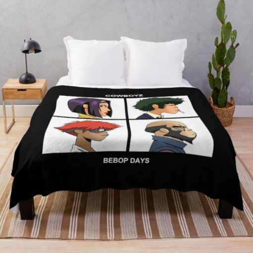 Bebop Days Throw Blanket RB2910 product Offical Cowboy Bebop Merch