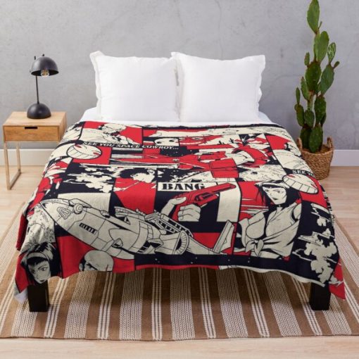 Bebop Pattern Throw Blanket RB2910 product Offical Cowboy Bebop Merch