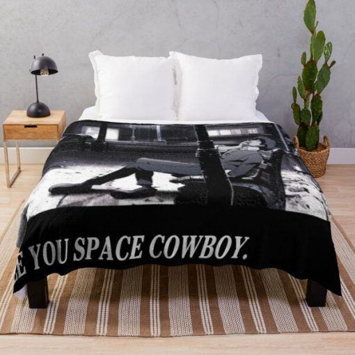 Cowboy Bebop See You Space Cowboy Throw Blanket RB2910 product Offical Cowboy Bebop Merch