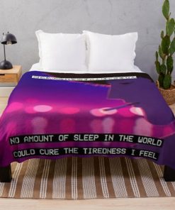I dont want to do this anymore     Throw Blanket RB2910 product Offical Cowboy Bebop Merch