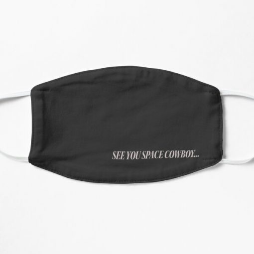 SEE YOU SPACE COWBOY Flat Mask RB2910 product Offical Cowboy Bebop Merch