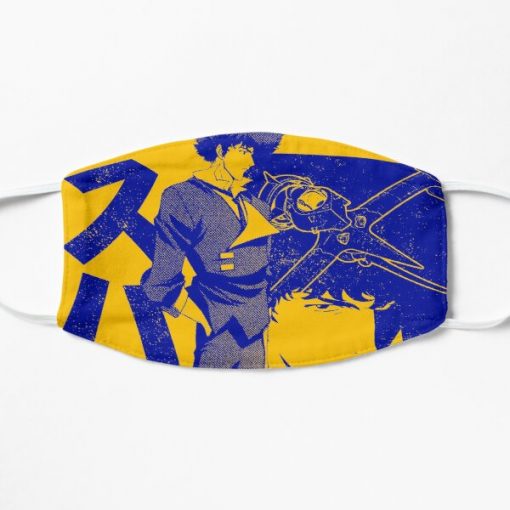 The Real Folk Blues (blue) Flat Mask RB2910 product Offical Cowboy Bebop Merch