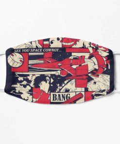 Bebop Pattern Flat Mask RB2910 product Offical Cowboy Bebop Merch