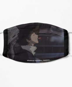 whatever happens, happens - cowboy bebop Flat Mask RB2910 product Offical Cowboy Bebop Merch