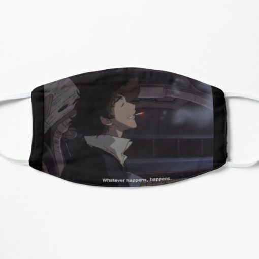 whatever happens, happens - cowboy bebop Flat Mask RB2910 product Offical Cowboy Bebop Merch