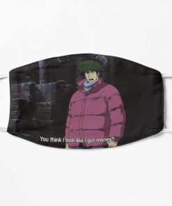 You think I look like I got money? Flat Mask RB2910 product Offical Cowboy Bebop Merch