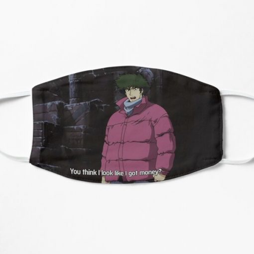 You think I look like I got money? Flat Mask RB2910 product Offical Cowboy Bebop Merch