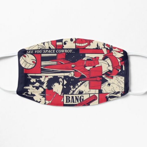 Bebop Pattern Flat Mask RB2910 product Offical Cowboy Bebop Merch