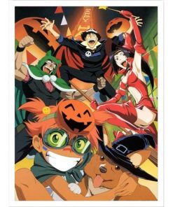 Cowboy Bebop Poster Canvas カウボーイビバップ Halloween AM2910 8 cm x 10 cm Official Cowboy Bebop Merch