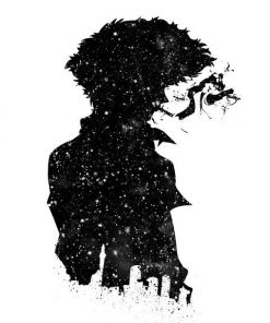 13 cm x 18 cm / Black Official Cowboy Bebop Merch